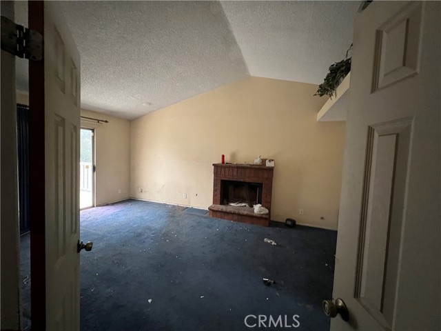 Fireplace in primary bedroom