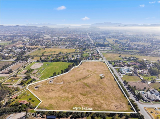 Builder/developer site of 21+ acres in the heart of West Murrieta on the Northwest corner of Ivy and Hayes. Surrounded by multi-million dollar estate homes, with ideal ingress/egress to the site with 3 points of access (from the North, South and East). Multiple developments have been approved in close proximity at a higher density than current zoning. Located 1.4 miles from the 15 fwy and 0.5 miles from historic Old Town Murrieta, this property shares the Northern property line with the Murrieta Equestrian Center and is a bicycle ride in distance to elementary, middle, and high school campuses. Location, developable, accessible, mountain city and valley views, utilities at the street, amenities.. this property is one of, if not the last of its kind. Property in final stages of division, with map and multiple appraisals supporting value.