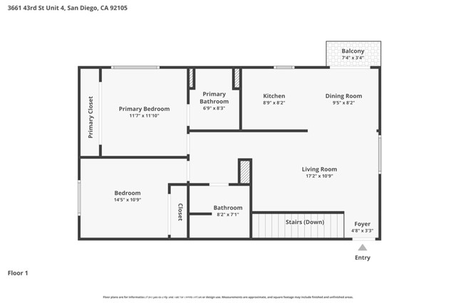 Detail Gallery Image 27 of 28 For 3661 43rd #4,  San Diego,  CA 92105 - 3 Beds | 2 Baths