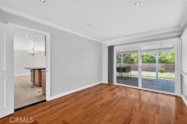 Formal dining area