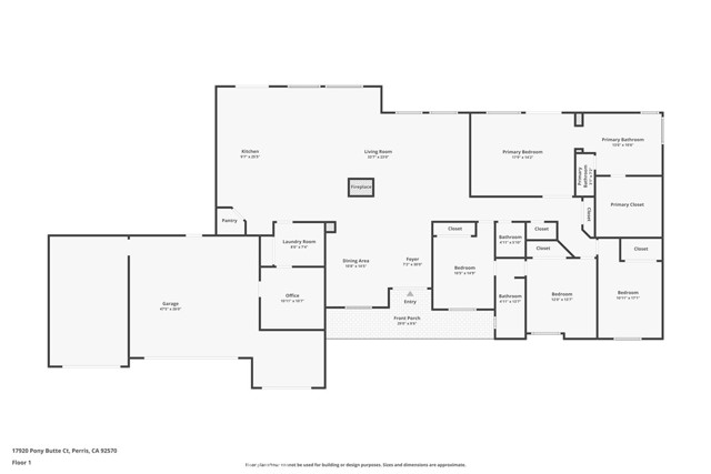 Detail Gallery Image 32 of 46 For 17920 Pony Butte Ct, Perris,  CA 92570 - 4 Beds | 2/1 Baths