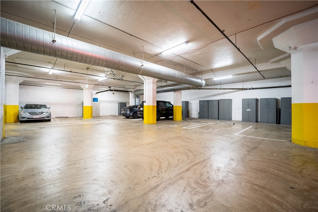 Underground secured parking garage with 1 assigned spot