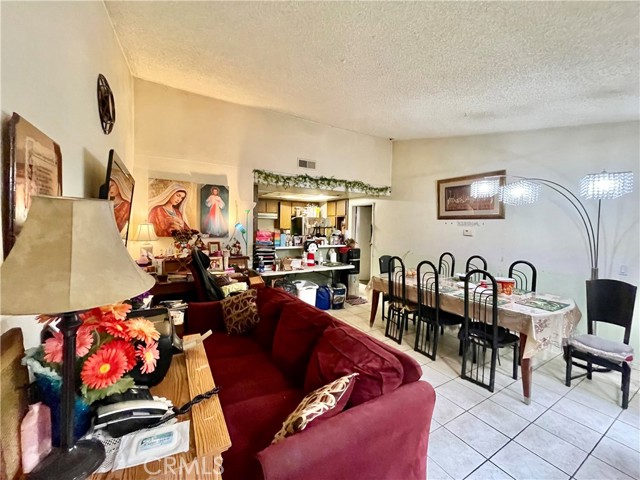 Looking from dinning area towards kitchen.