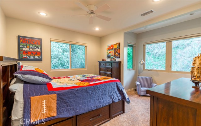 One of three bedrooms on main living floor.