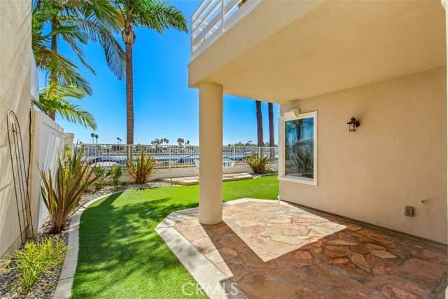 Downstairs patio