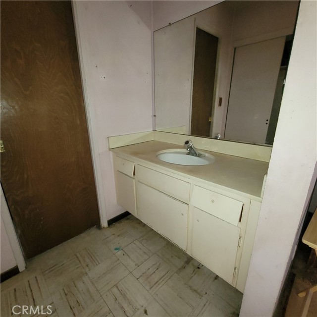 Master bath sink area.