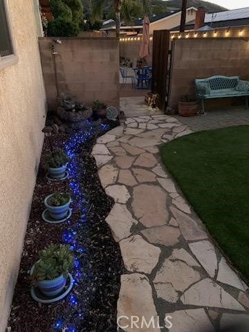 Beautiful evenings in the back yard.