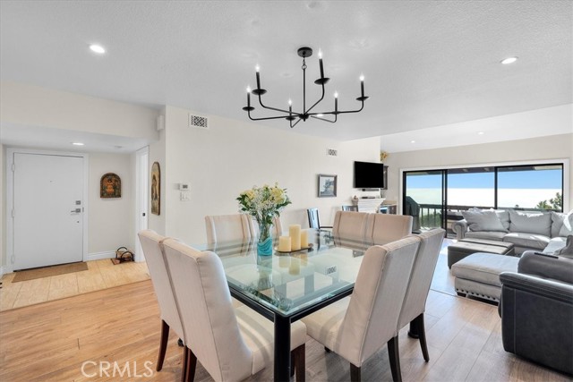 Dining room with stunning ocean views