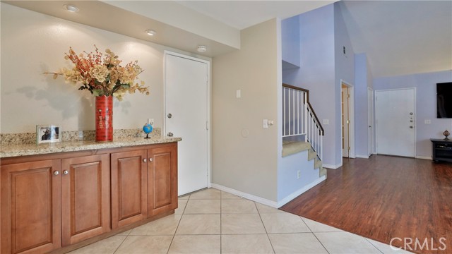 Dining Area Buffet & Garage Door Access