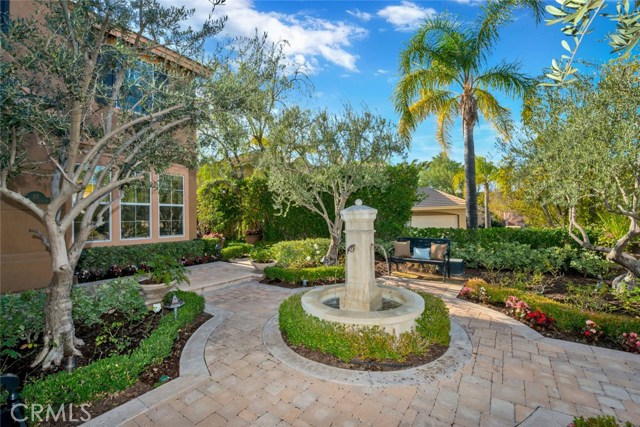 Serene fountain, sitting areas and gardens greet you in the entrance.