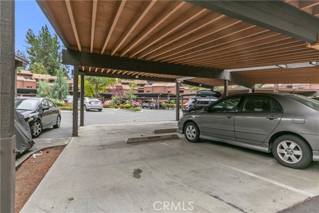 Two assigned covered carports