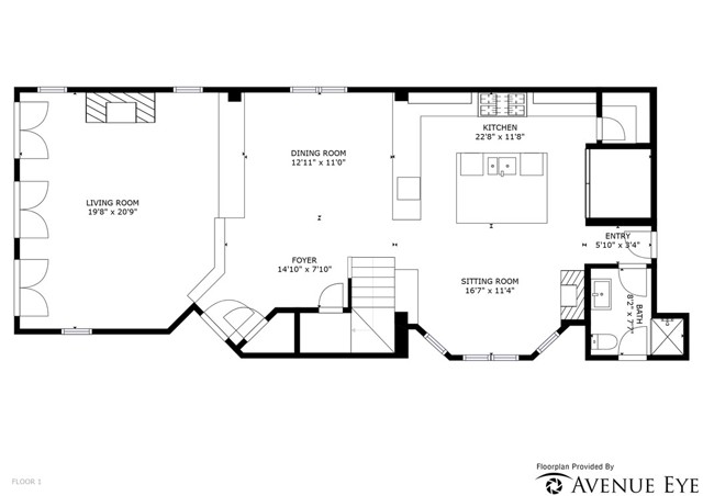 1st Fl. Floor Plan