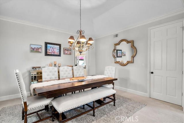 Formal dining room