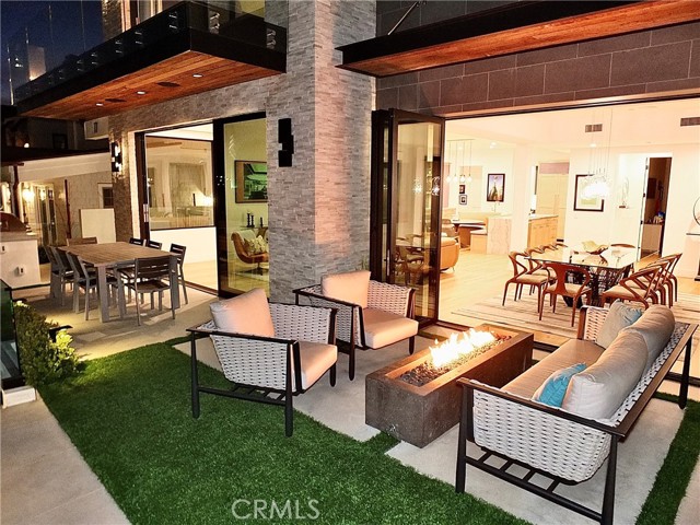 Home offers indoor outdoor lifestyle between dining and patio