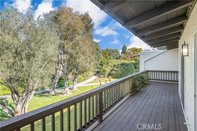 Rear extended balcony