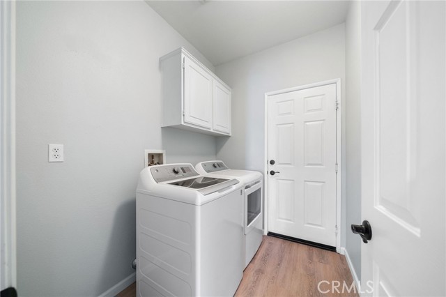 Separate laundry room with washer and dryer included!