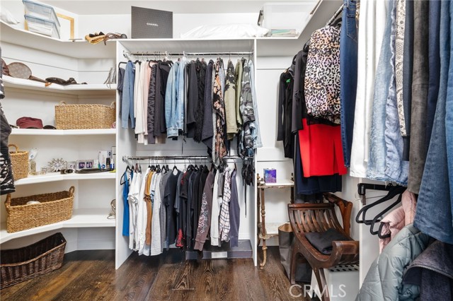 Large primary walk in closet