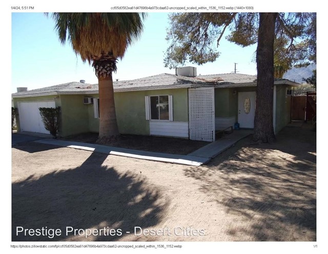 Detail Gallery Image 2 of 6 For 73163 Sun Valley Dr, Twentynine Palms,  CA 92277 - 2 Beds | 1 Baths