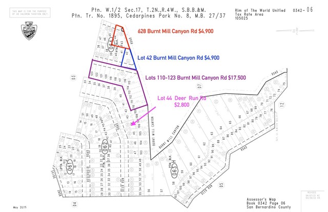 Detail Gallery Image 2 of 2 For 44 Lot 44 Deer Run Rd, Cedarpines Park,  CA 92322 - – Beds | – Baths