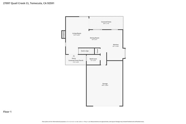 Detail Gallery Image 25 of 26 For 27097 Quail Creek Ct, Temecula,  CA 92591 - 4 Beds | 2/1 Baths