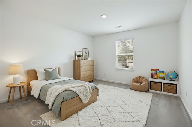 Bedroom #3. This photo is virtually staged.