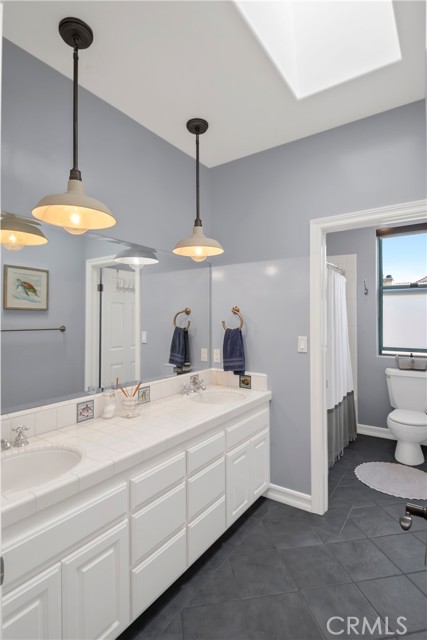 Shared Bathroom with Dual Sinks