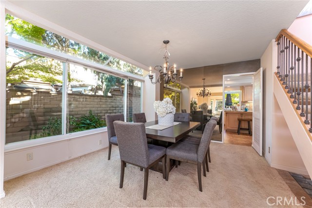 Beautiful windows in the dinning room