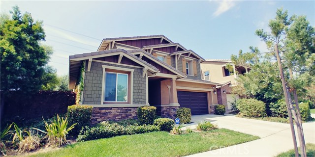 14244 Willamette Avenue Chino, California Beautiful newer home build in 2015. Bright and airy with open floor plan. Upgraded with gorgeous wood look tile flooring, upscale wrought iron staircase railing and neutral-tone paint. 1Br/1Ba downstairs. Energy efficient features including LED lights, dual pane windows, solar power and tank-less water heater. Gourmet kitchen is well appointed with oversize island, espresso maple cabinets, slab granite counters and stainless appliances including 5-burner cook top, double ovens, over the range microwave and dishwasher. Additional wok kitchen with powerful Wolf range hood, bar sink and mini fridge. Going upstairs to a loft and 3 more bedrooms above. Luxurious master suite is adorned with spa like soaking tube, separate shower stall, dual vanities and a huge walk in closet. 2 other spacious bedrooms share 1 bathroom. Laundry room with walk in linen/storage area. Quiet and secluded backyard with no neighbor behind is ideal for outdoor dining, BBQ and entertaining. Enjoy basketball, tennis, work-out equipment and kids playground at nearby Parks. A chic clubhouse reveals a grand piano, a fitness center, a refreshing lap pool, a kiddie pool, splash water park, BBQ area and fireplace lounge. Welcome home to a lifestyle of luxury, comfort and elegance!