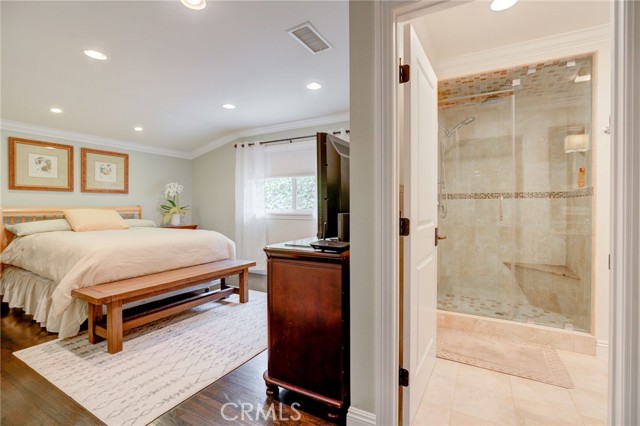 Master bed to master bath