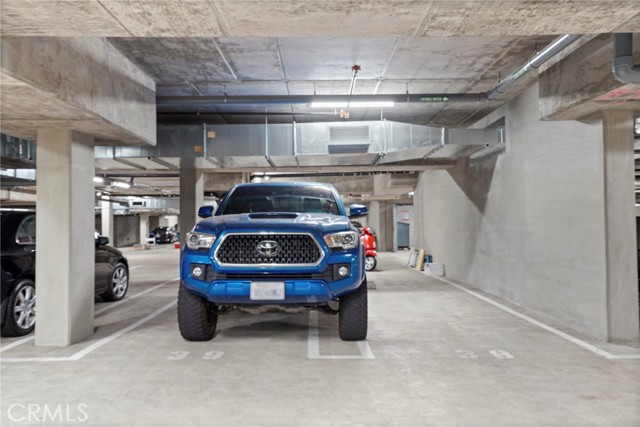 Two assigned parking spaces in garage.
