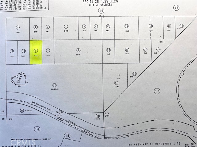 Detail Gallery Image 2 of 2 For 5 Acres Timoteo Hwy, Calimesa,  CA 92320 - – Beds | – Baths