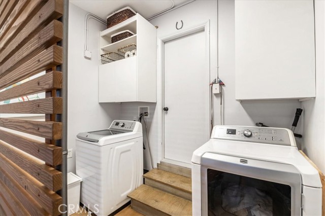 Laundry area off kitchen