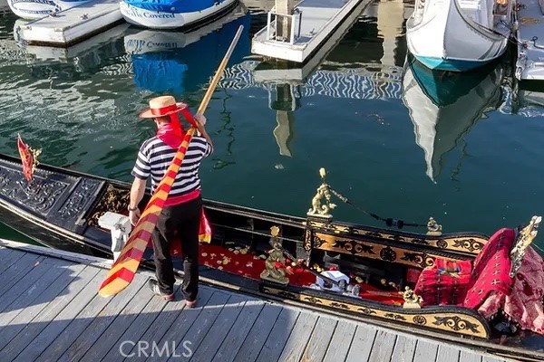 Gondola rides around the marina