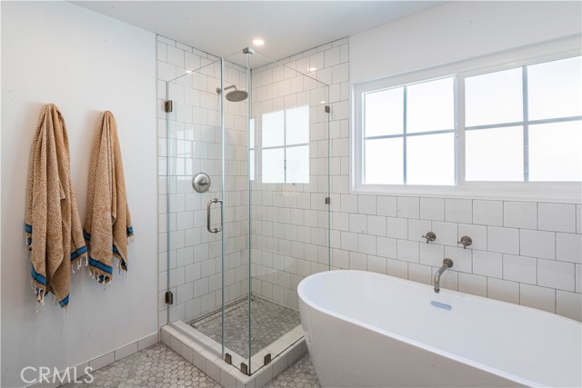Walk-in shower and tub