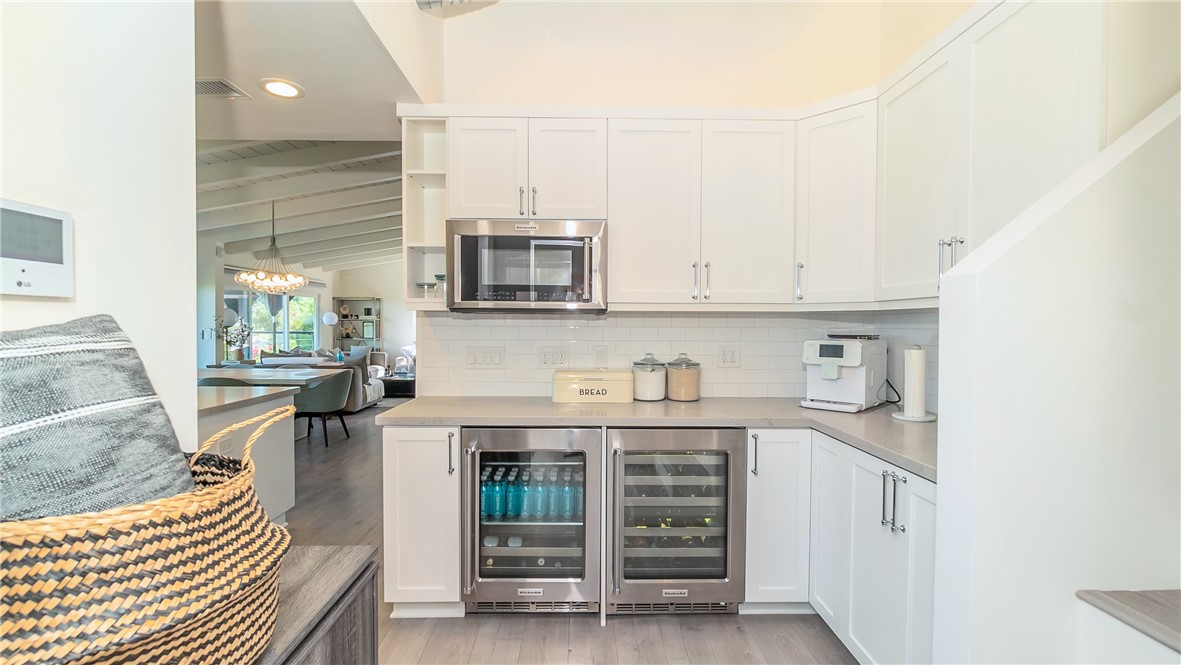 Wine/Beverage Refrigerator in Kitchen