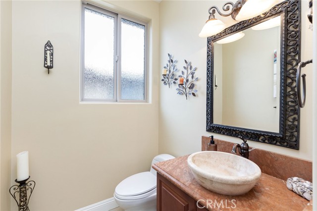 Living room/kitchen  powder room