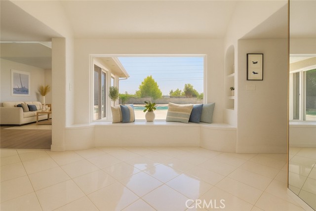 Virtual staging of your entry.