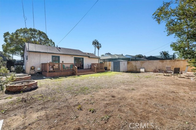 huge, flat backyard