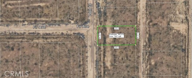 7400 Fir Ave, California City, California 93505, ,Land,For Sale,7400 Fir Ave,CRSR22076745