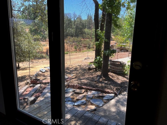 sliding door in family room
