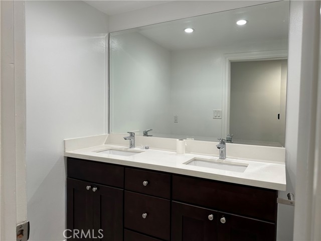Hallway bathroom