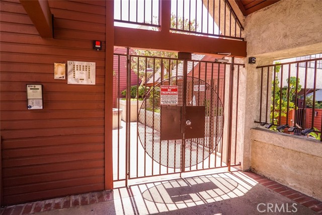 Secured Main Entrance Gate