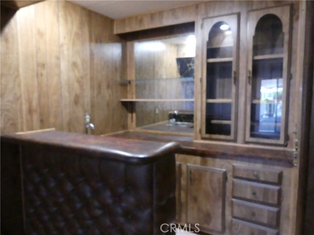 Built in Bar with storage