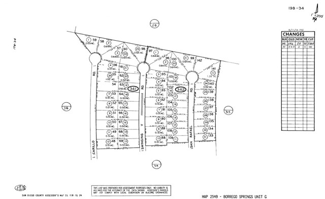 Detail Gallery Image 2 of 2 For 0 Carillo Rd, Borrego Springs,  CA 92004 - – Beds | – Baths