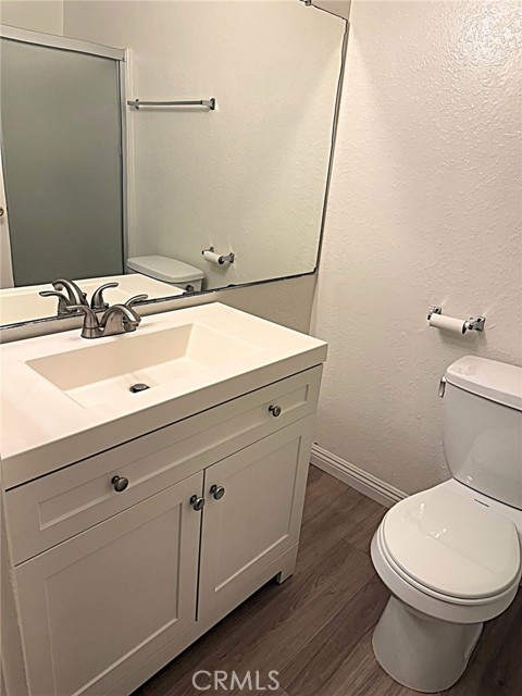 New sink and vanity.