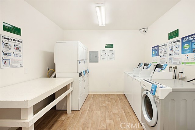 Community laundry area