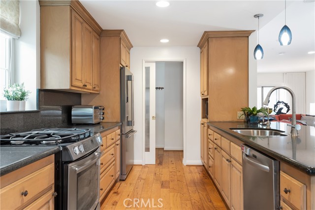 Kitchen with door to Laundry Room