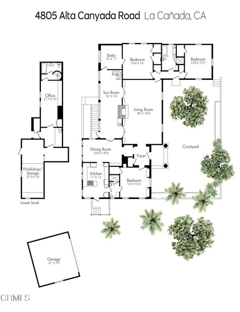 Detail Gallery Image 49 of 49 For 4805 Alta Canyada, La Canada Flintridge,  CA 91011 - 3 Beds | 3 Baths
