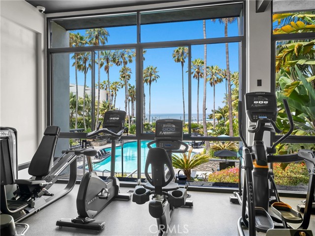Fully Equipped Ocean View Gym! Cancel your gym membership now.
