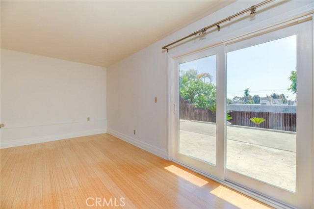 Sliding Glass Doors to the Backyard